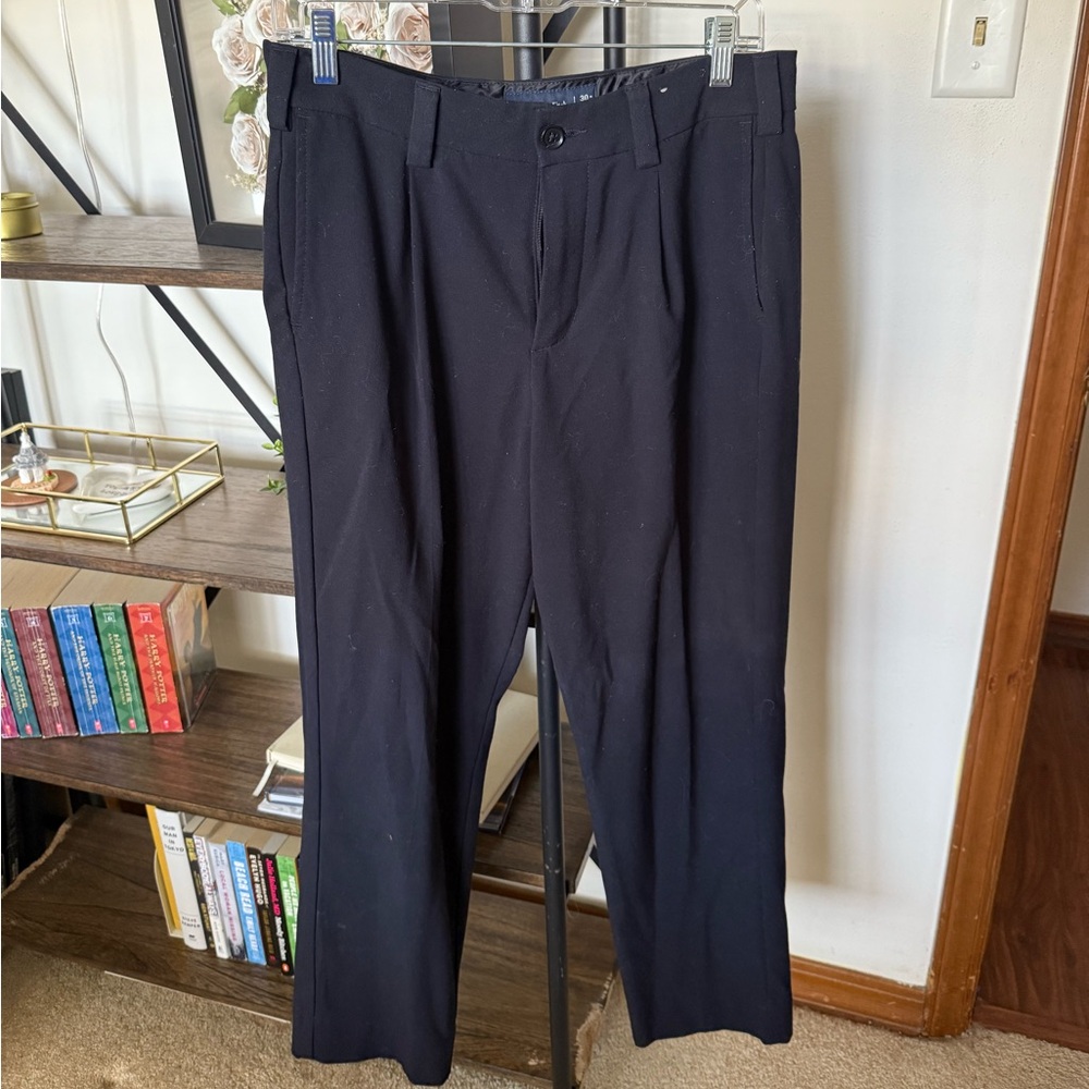 Abercrombie & Fitch Men's Navy Dress Pants
